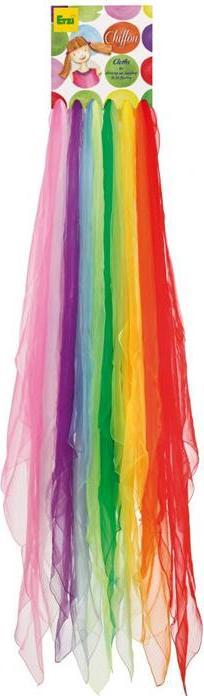 Produktbild Erzi Chiffontücher 130 x 130 cm assortiert