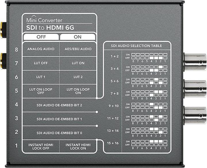 Immagine prodotto Blackmagic Mini convertitore SDI-HDMI 6G (Convertitore videocamera)