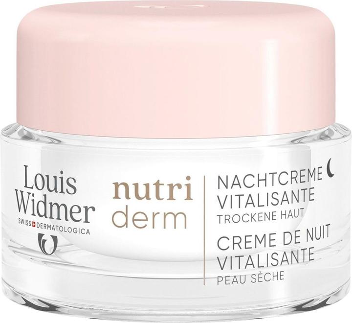 Immagine prodotto Widmer Louis Nutriderm Nachtcreme Vitalisante ohne Parfum 50 ml (50 ml, Crema notte)