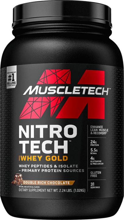 Image du produit Muscle Tech Performance Series Nitro Tech 100% Whey Gold (Double Rich Chocolate, 1 pcs, 1198 g)