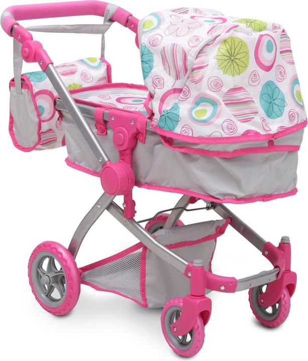 Actual product image Moni Nano doll carriage pink Rose 9651B