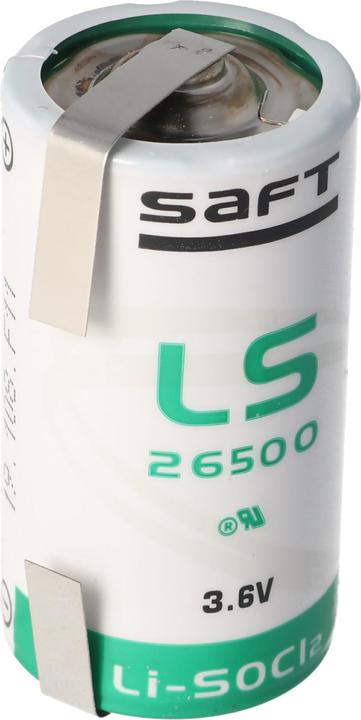 Produktbild Saft Batterie LS26500, C-Size mit Lötfahne U-Form (1 Stk., C, 150 mAh)