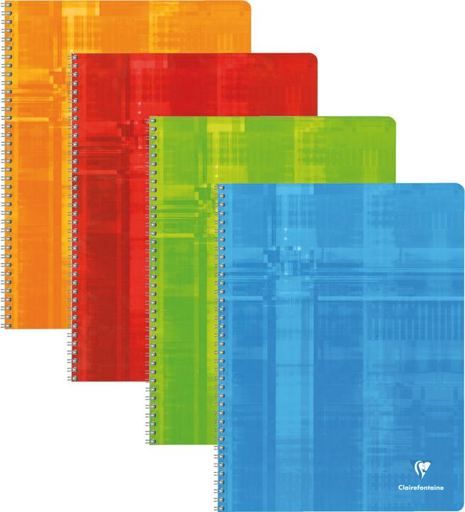 Image du produit Clairefontaine Cahier à spirales (A4, Quadrillé, Couverture rigide)