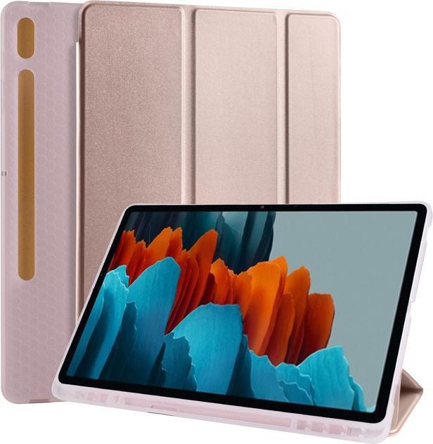 Produktbild MU Classic Dreifach faltbare Hülle mit Stylus Halterung (Galaxy Tab S7+)