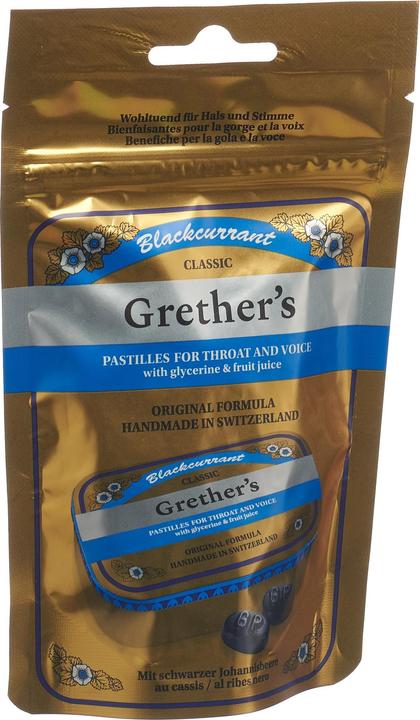 Produktbild Grethers Blackcurrant Pastillen Pastillen (1 Stück)