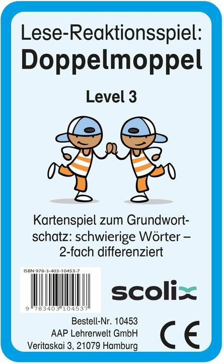 Produktbild Pufendorf:Lese-Reaktionsspiel: Doppelmo (Christine von Pufendorf, 2024)