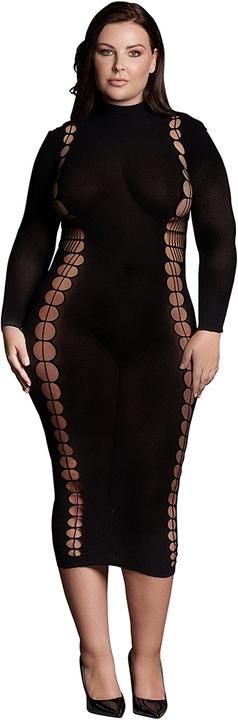 Le Désir Carme XI - Jurk met coltrui - Plus Size (Eén maat voor iedereen)