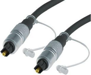 Actual product image Tecline Professional Audio Optical Cable, High Quality, Toslink St./St., 1.0 m High Quality Optical Digit (1 m, TOSLINK)