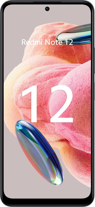 Actual product image Xiaomi Redmi Note 12 (256 GB, Onyx Gray, 6.67", Dual SIM, 50 Mpx, 4G)
