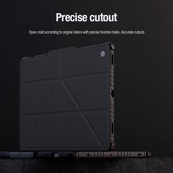 Actual product image Nillkin Bumper Leather Case Pro case for Samsung Galaxy Tab S9 Ultra - black (Samsung Galaxy Tab S10 Ultra)