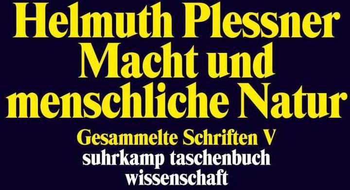 Produktbild Gesammelte Schriften 05. Macht und menschliche Natur (Deutsch, Helmuth Plessner, 2003)
