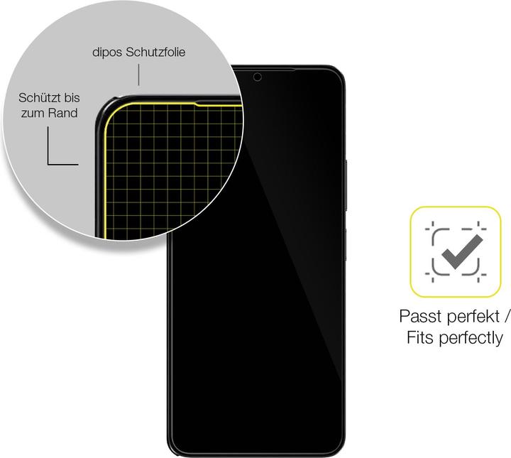 Actual product image Dipos 3D Full Cover Screen Protector (1 Piece, Xiaomi Redmi A3)