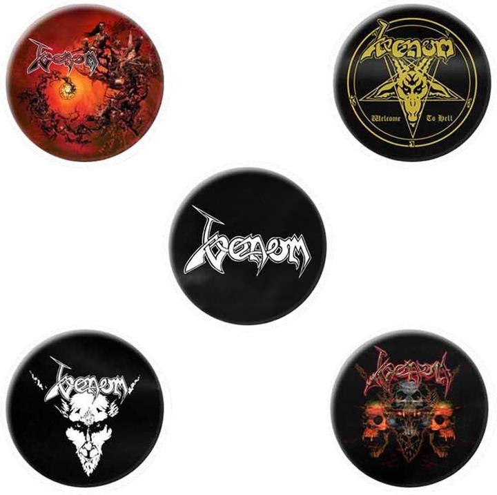 Venom Schwarzes MetallabzeichenSet (5erPack)
