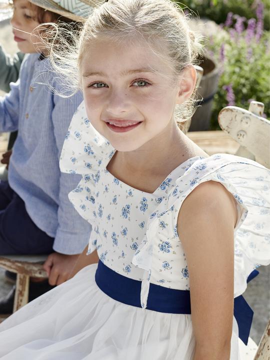 Actual product image Vertbaudet Festive girls' dress with flounces (158)