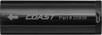 Actual product image Coast ZX950 Zithion-X rechargeable battery for HP10R