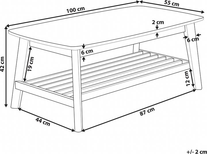 Produktbild Beliani Tulare (55 x 100 x 42 cm)