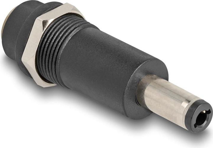 Actual product image Delock Adapter DC 5.5 x 2.1 mm socket to DC 5.5 x 2.5 mm plug