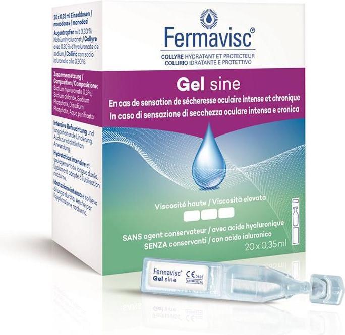 Actual product image OmniVision Fermavisc Gel Sine (7 ml, Fermavisc Gel sine Gtt Opht)