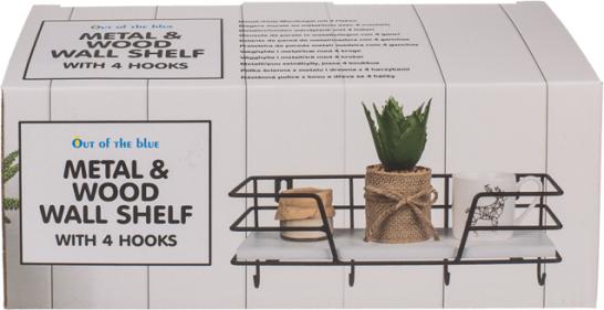 Immagine prodotto Ootb Scaffale a muro (25 x 10 x 10 cm)