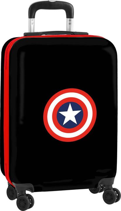 Actual product image Captain America Suitcase for the cabin Capitán América Black 34.5 x 55 x 20 cm (20 l)