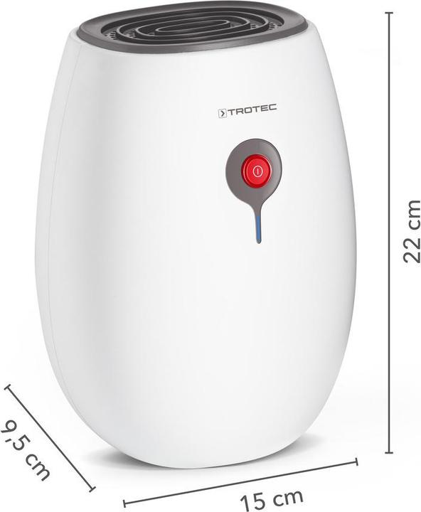 Image du produit Trotec Déshumidificateur thermoélectrique (5 m², 0.22 l/24h)