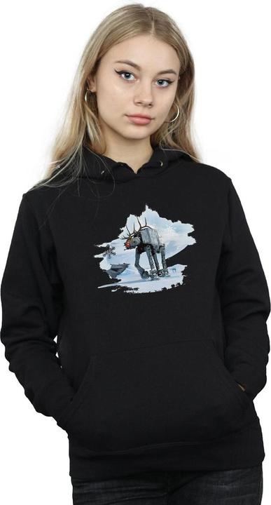 Immagine prodotto Star Wars Christmas AT-AT Reindeer Felpa con Cappuccio Donna (XXL)