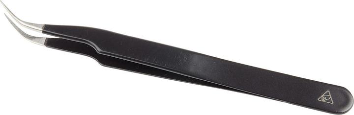 Image du produit Rs Pro ESD epoxy coated tweezers curved 120mm