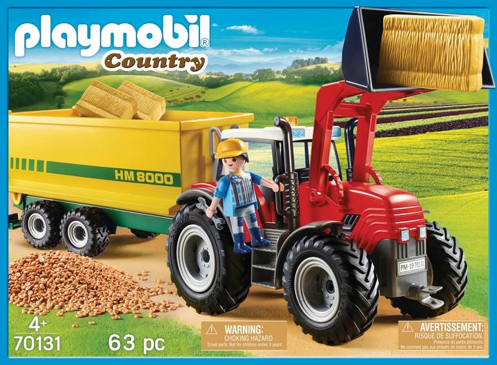 Produktbild Playmobil Riesentraktor mit Anhänger (70131, Playmobil Country)