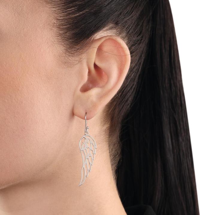 Actual product image zz_ArchivedByPCD_Amor Schmuck_zu_Amor Amor Ohrschmuck für Damen, 925 Sterling Silber | Flügel (Silver 925)