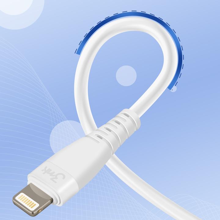 Immagine prodotto 3MK Cavo USB Hyper Silicone Cavo Lightning 20W 1m (1 m, USB 3.2 Gen 2)