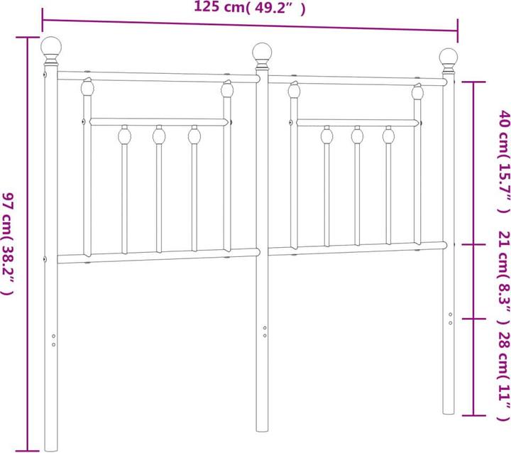 Actual product image VidaXL Paola (125 x 3 x 97 cm)