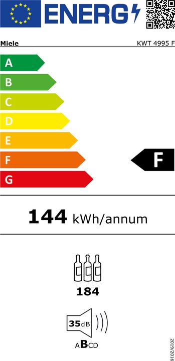 Etichetta energetica Miele KWT 4995 F