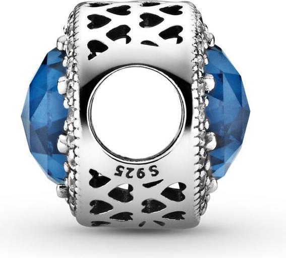 Image du produit Pandora Charms/Beads Rayon bleu minuit des coeurs (Argent)