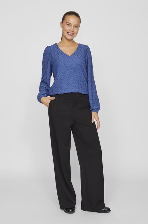 Actual product image Vila V-neck top with long sleeves (S)