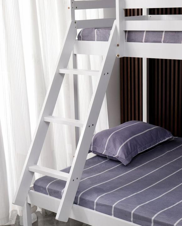 Image du produit Swisshandel24 Lit mezzanine Lilly 90x200 cm / 140x200 cm, blanc (140 x 200)