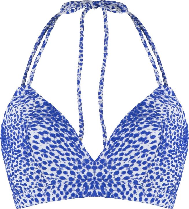 Blau weiss Druck