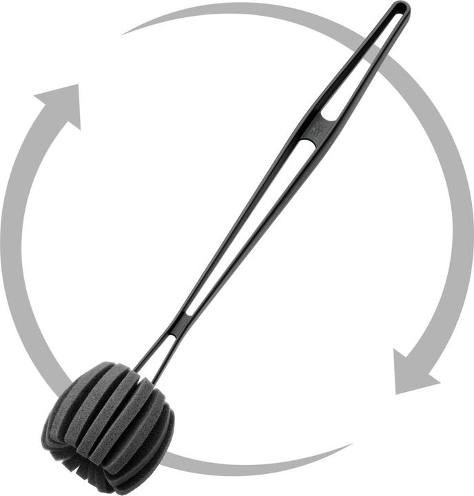 Produktbild WMF Flaschenbürste Reinigungsbürste Flaschenreiniger Gläserbürste 41cm Schwamm (1 Stk.)