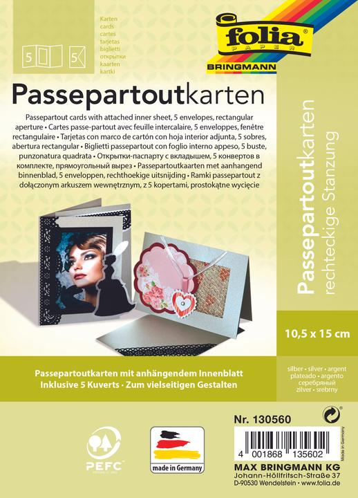 Immagine prodotto Folia Passepartout 220g/m², punzonatura rettangolare (5 pz.)