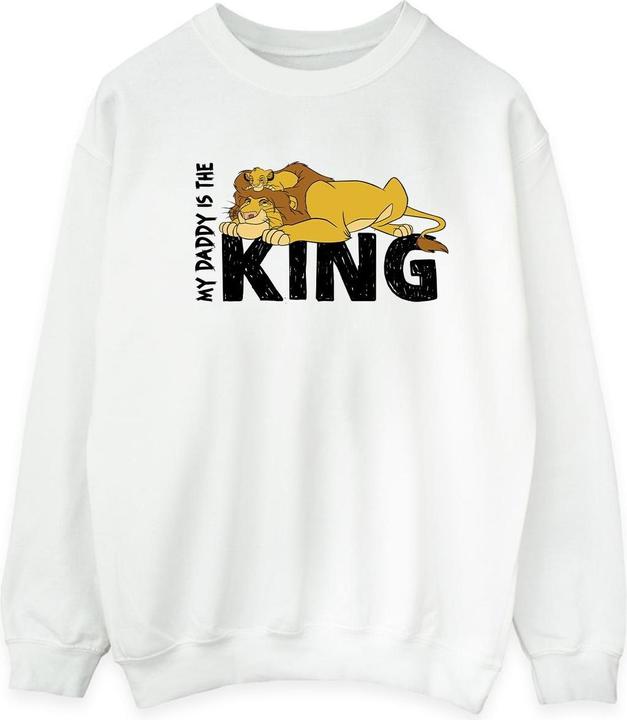 Actual product image Disney Mens The Lion King Daddy Is King Sweatshirt (XL)
