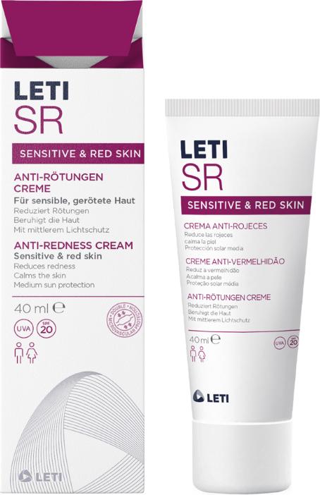 Image du produit Leti LETISR Crème anti-rougeurs pour peaux sensibles, 40 ml Crème (40 ml)