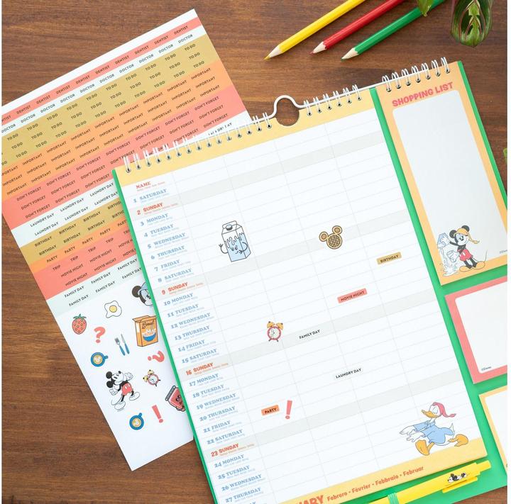Actual product image Weekly note calendar Disney Classic 30 x 34 cm (30 x 34 cm)