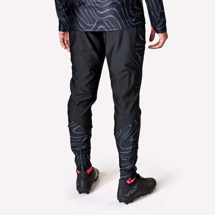 Produktbild Kipsta Damen/Herren Fussball Trainingshose - VIRALTO Topo schwarz/grau (W32/L33)
