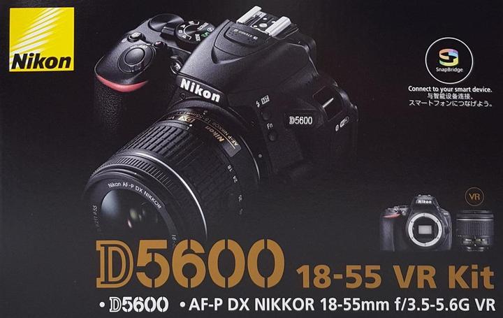 Actual product image Nikon D5600 Kit incl. 16GB memory card and bag (24.20 Mpx, APS-C / DX)
