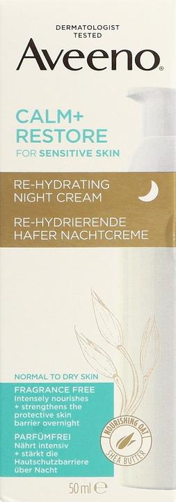 Produktbild Aveeno Calm+Rest Re Hyd Nachtcr Ha 500ml (50 ml, Nachtcreme)