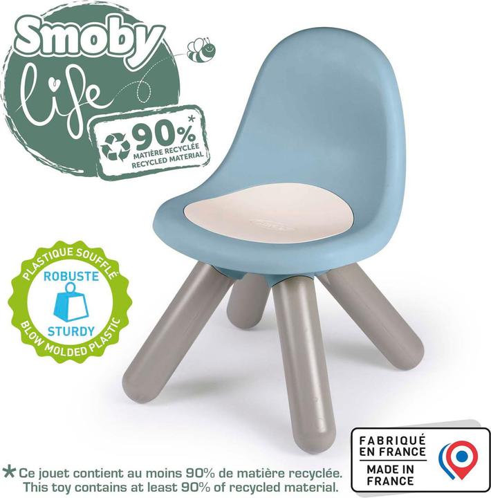 Actual product image Smoby S.Life Kid Chair Blue (High chair)