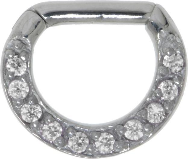 Bijouteria Septumpiercing (Chirurgenstahl 316L, Zirkonia)