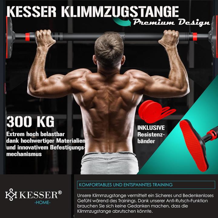 Immagine prodotto Kesser Klimmzugstange Türrahmen, verstellbar & rutschfest