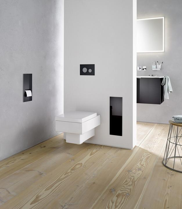 Image du produit Emco Module papier WC ASIS 2.0 UP 346x170mm charnière de porte à gauche optiwhite