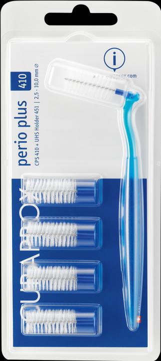Curaprox CPS perio 410 plus, 5 Bürsten + Halter (5 x, 10 mm)