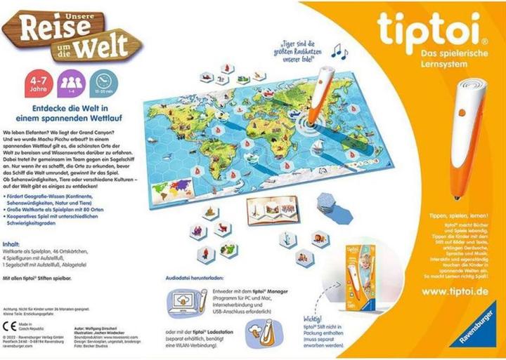 Produktbild tiptoi Unsere Reise um die Welt (Deutsch)